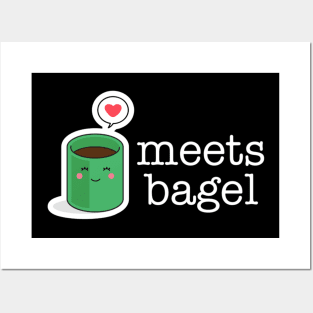 coffee meets bagel Posters and Art